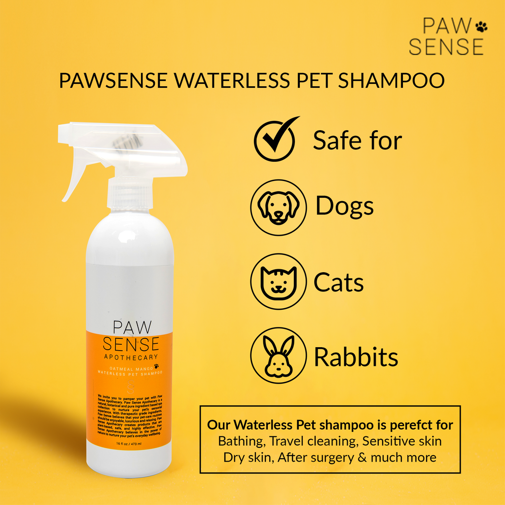 Oatmeal Mango Waterless Pet Shampoo