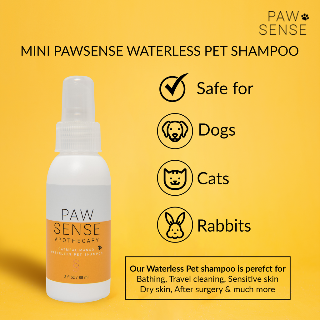 MINI Oatmeal Mango Waterless Pet Shampoo